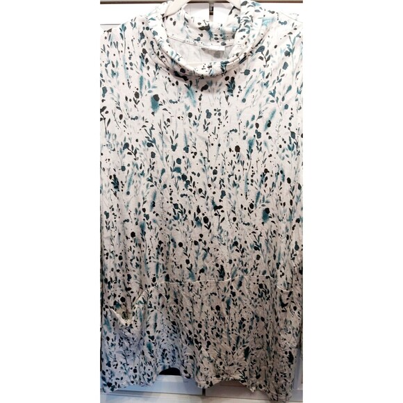 J. Jill Floral Print Tunic - White and Blue - Picture 2 of 5